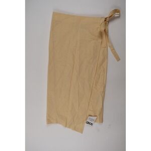 ASOS Design Wrap Midi Skirt Peach Solid Small NWT